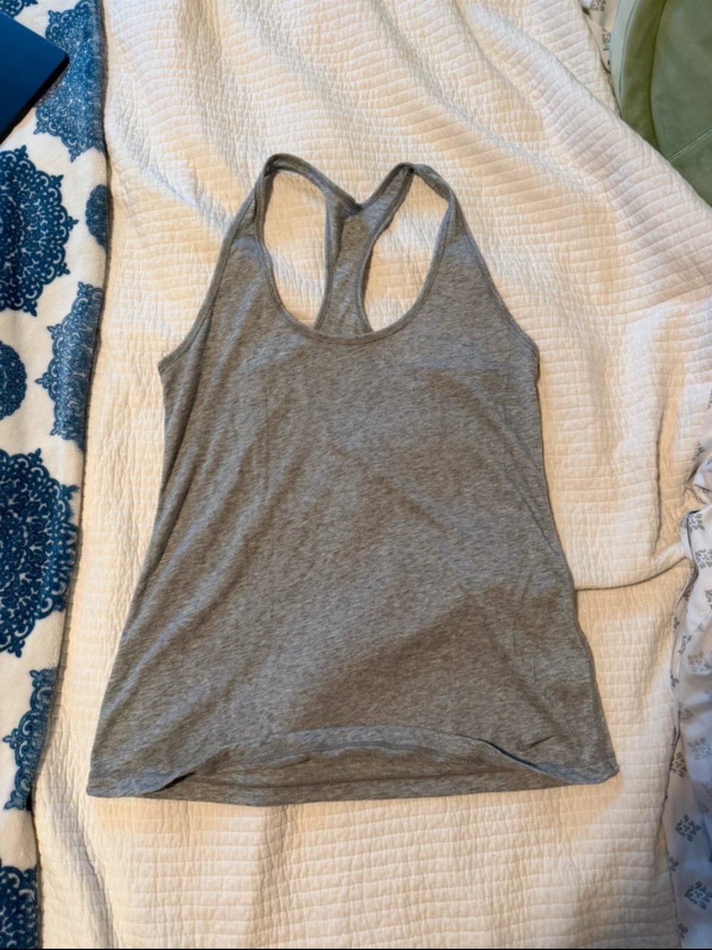 Nike Grey Racerback Athletic Tank Top